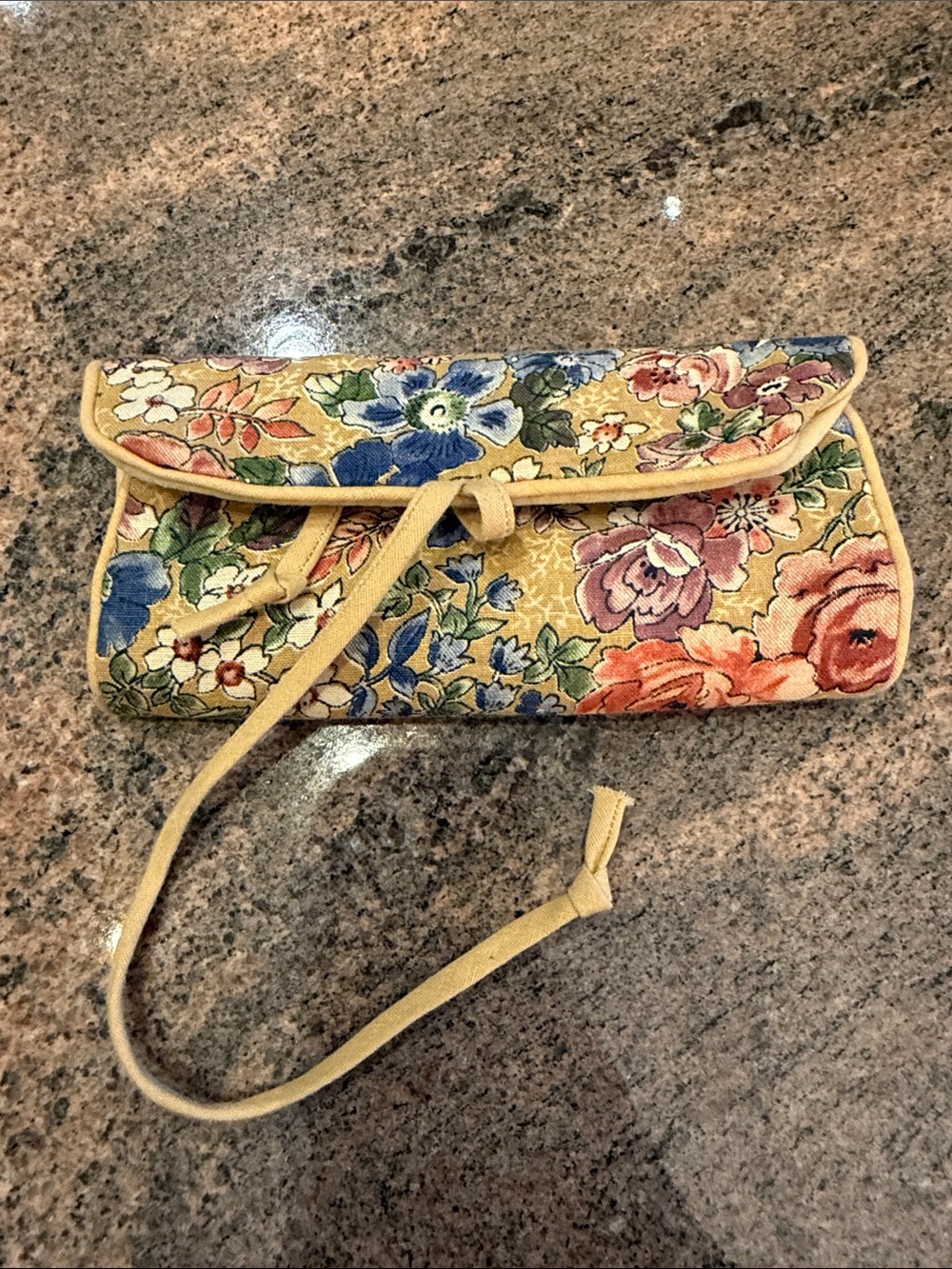 Mini Floral Jewelry Pouch